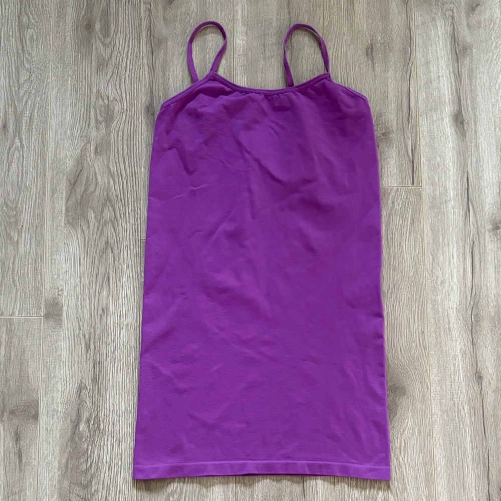 Purple Spaghetti Strap Dress